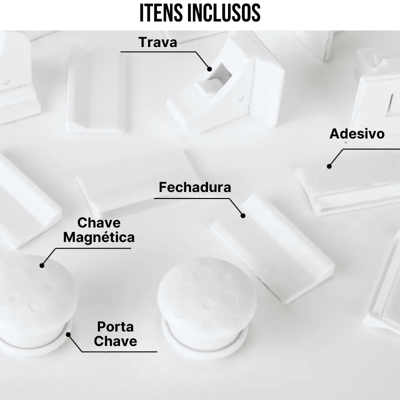 Trava de Segurança Magnética - para Bebês