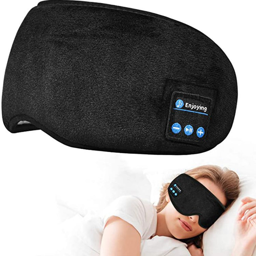 Máscara para Dormir com Fone de Ouvido - Bluetooth