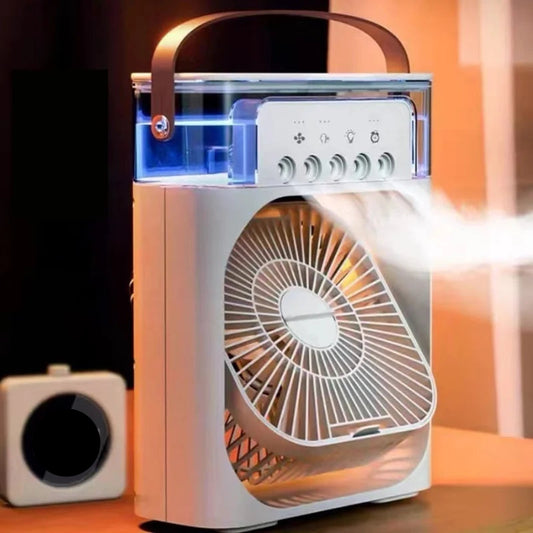Mini Ventilador e Umidificador