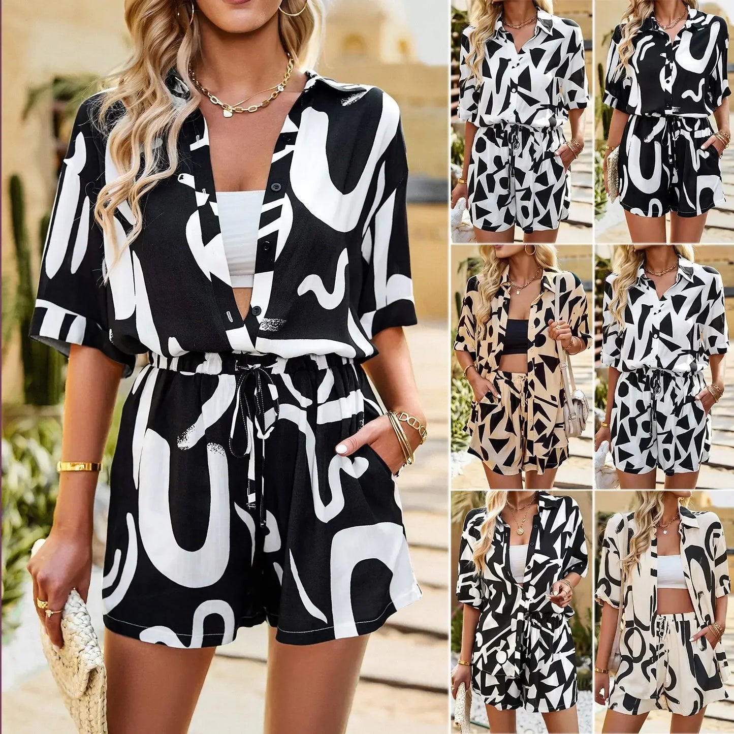 Conjunto Camisa e Short - Shirt-Set