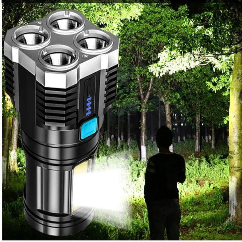 Lanterna Tática com Iluminação Intensa