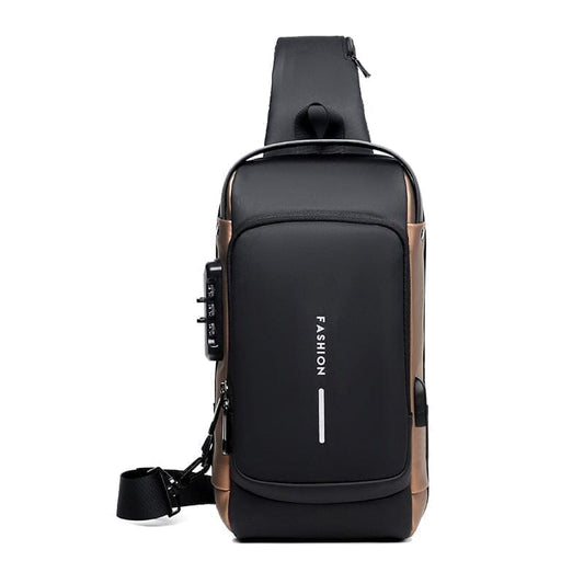 Mochila Anti-Furto com Senha e USB - Slim Bag