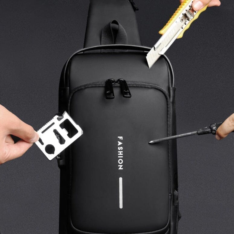 Mochila Anti-Furto com Senha e USB - Slim Bag