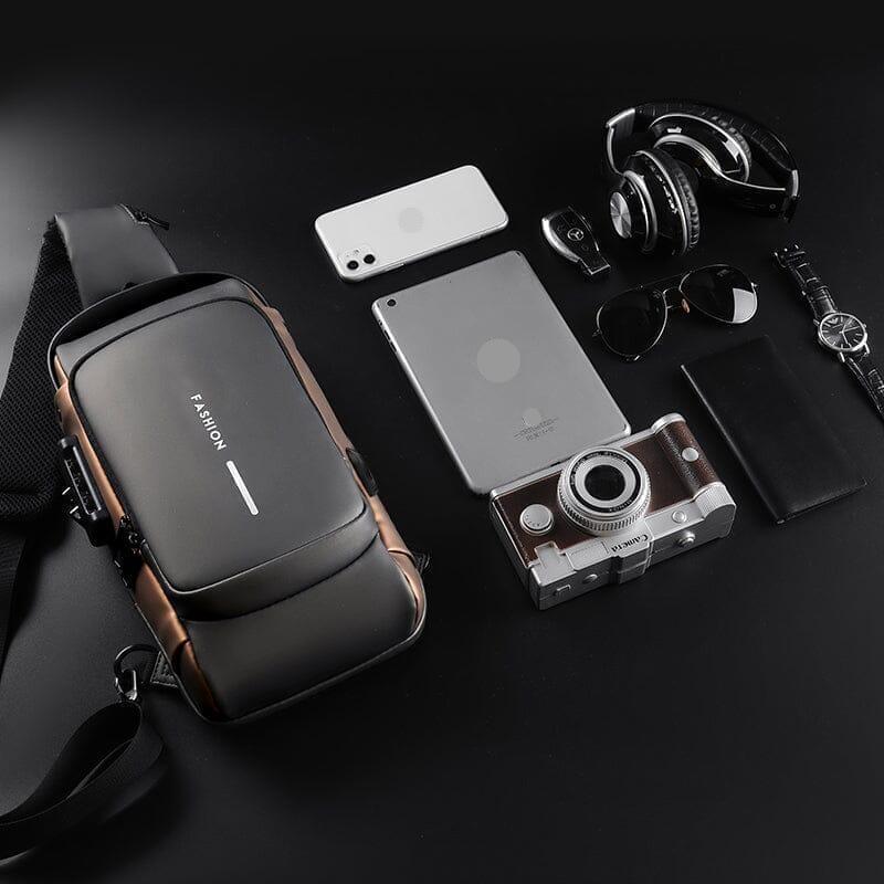 Mochila Anti-Furto com Senha e USB - Slim Bag