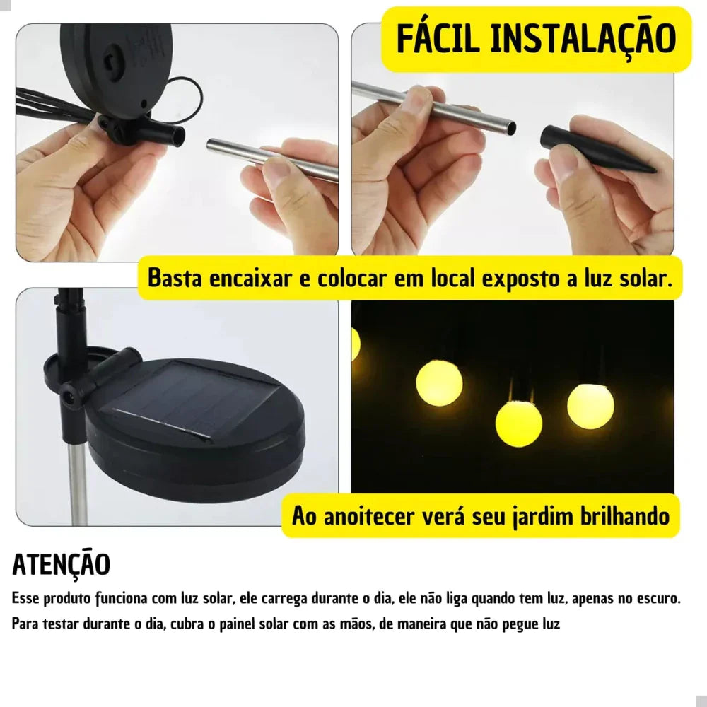 Luminaria De Jardim - Led Vagalume