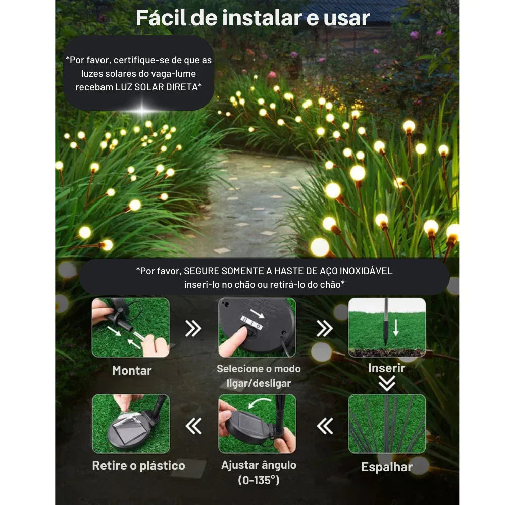 Luminaria De Jardim - Led Vagalume