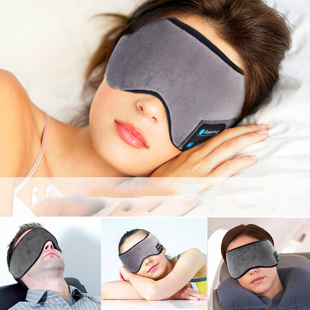 Máscara para Dormir com Fone de Ouvido - Bluetooth